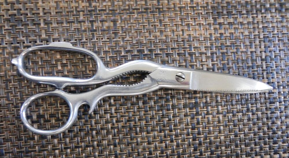 Rare Vintage Boker chromium Fisherman Scissors made in USA